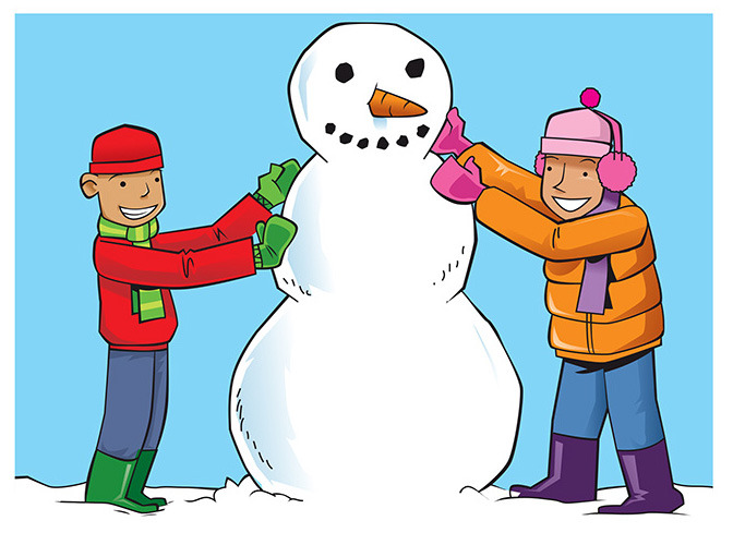 124 make a snowman