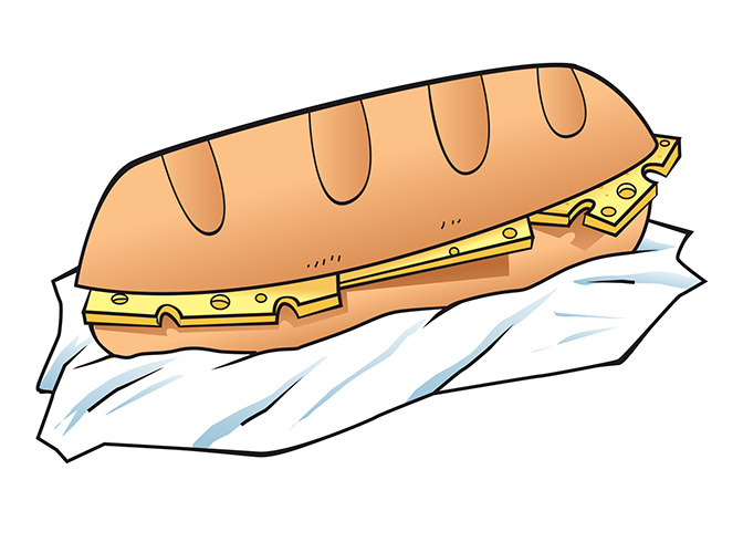 42 cheese sandwich