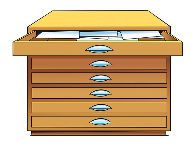 9 drawers