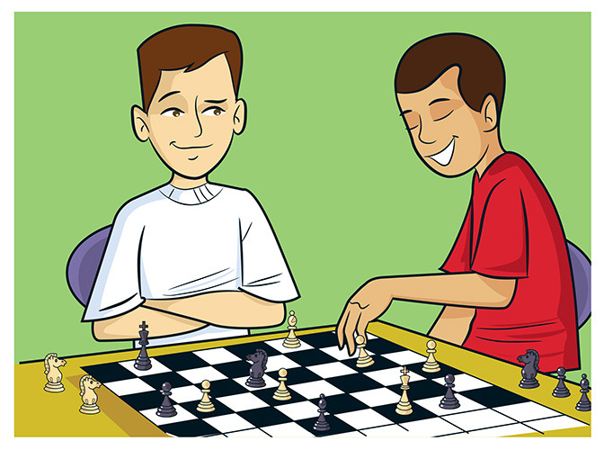 28 play chess