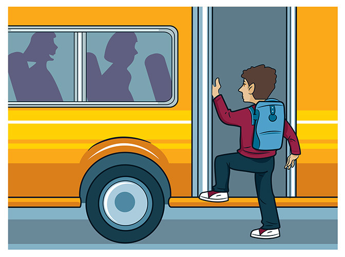 100 catch the bus