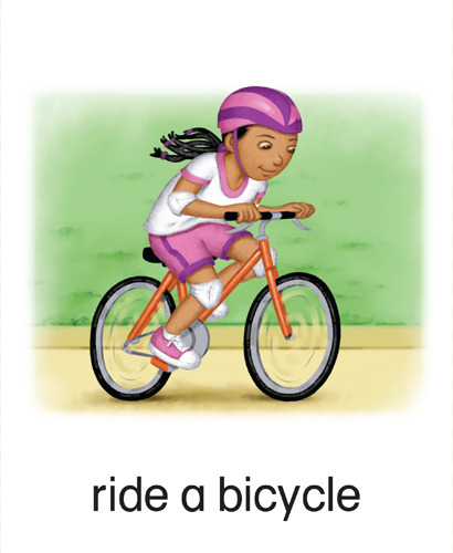 141 ride a bicycle