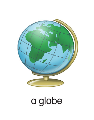 11 a globe