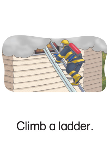 98 Climb a ladder.