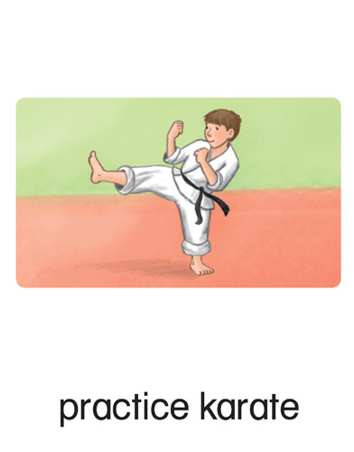 137 practice karate