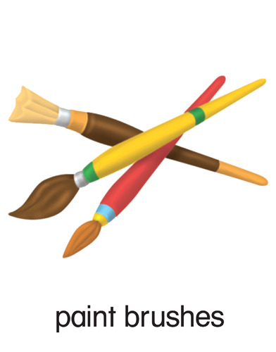 20 paint brushes