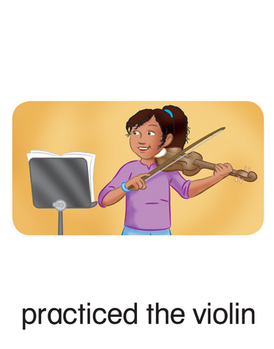 116 practiced the violin