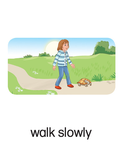 76 walk slowly