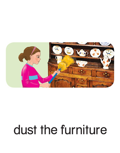 96 dust the furniture