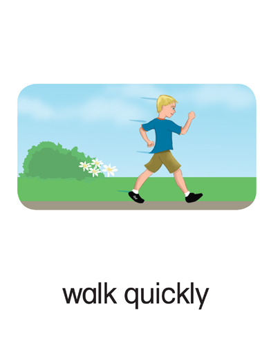 75 walk quickly