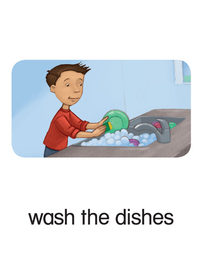 100 wash the dishes