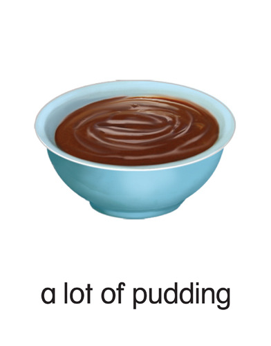 17 a lot of pudding