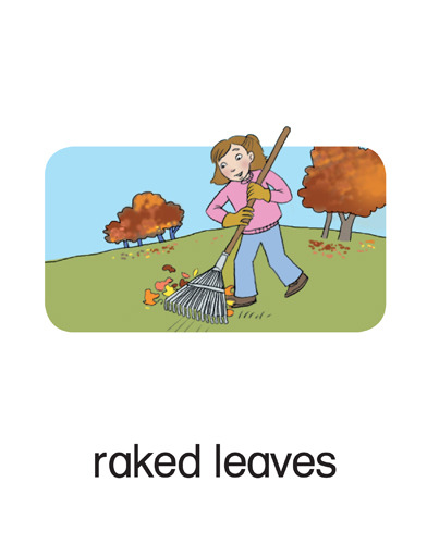 116 raked leaves